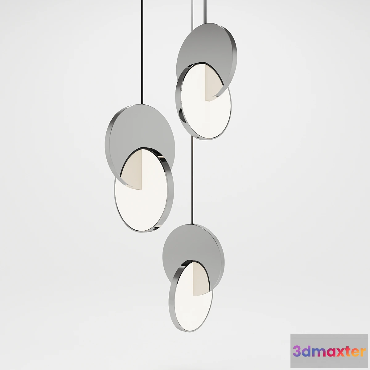 731124 - Eclipse Chandelier 3 Piece - No.2