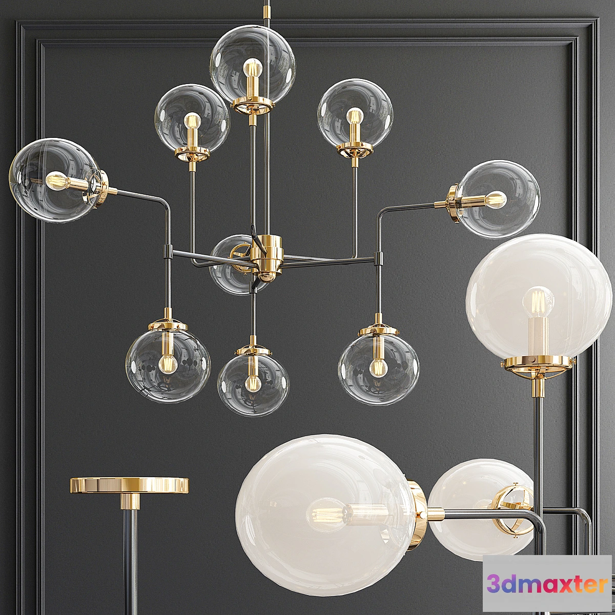 731140 - Bistro medium chandelier - No.2