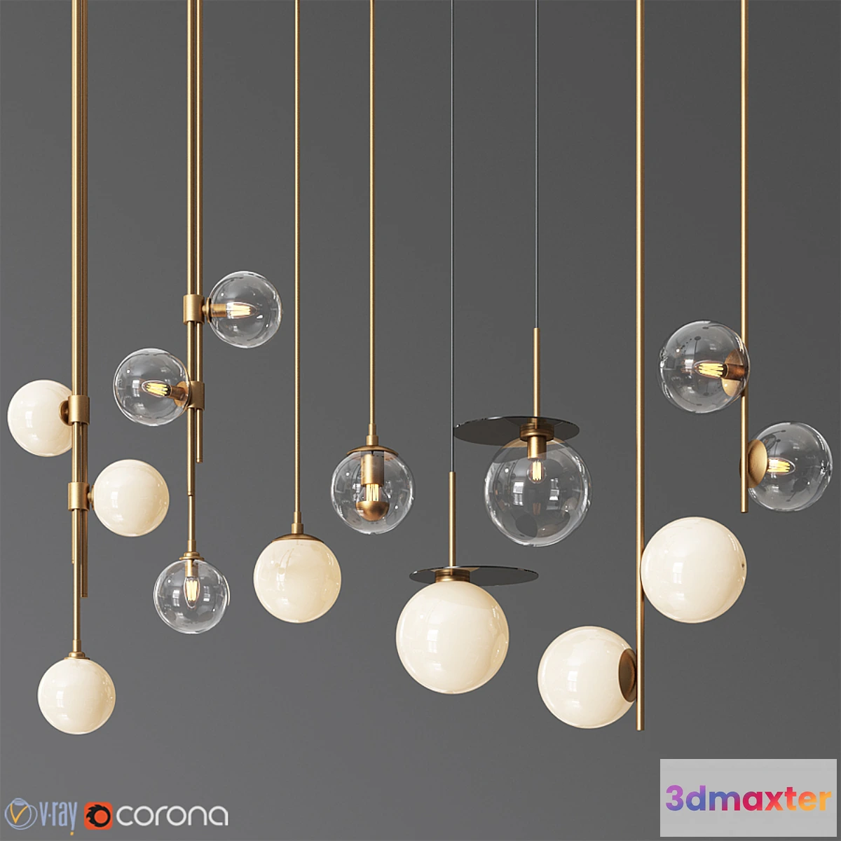 731714 - Pendant Light Collection 14 - 4 Type - No.2