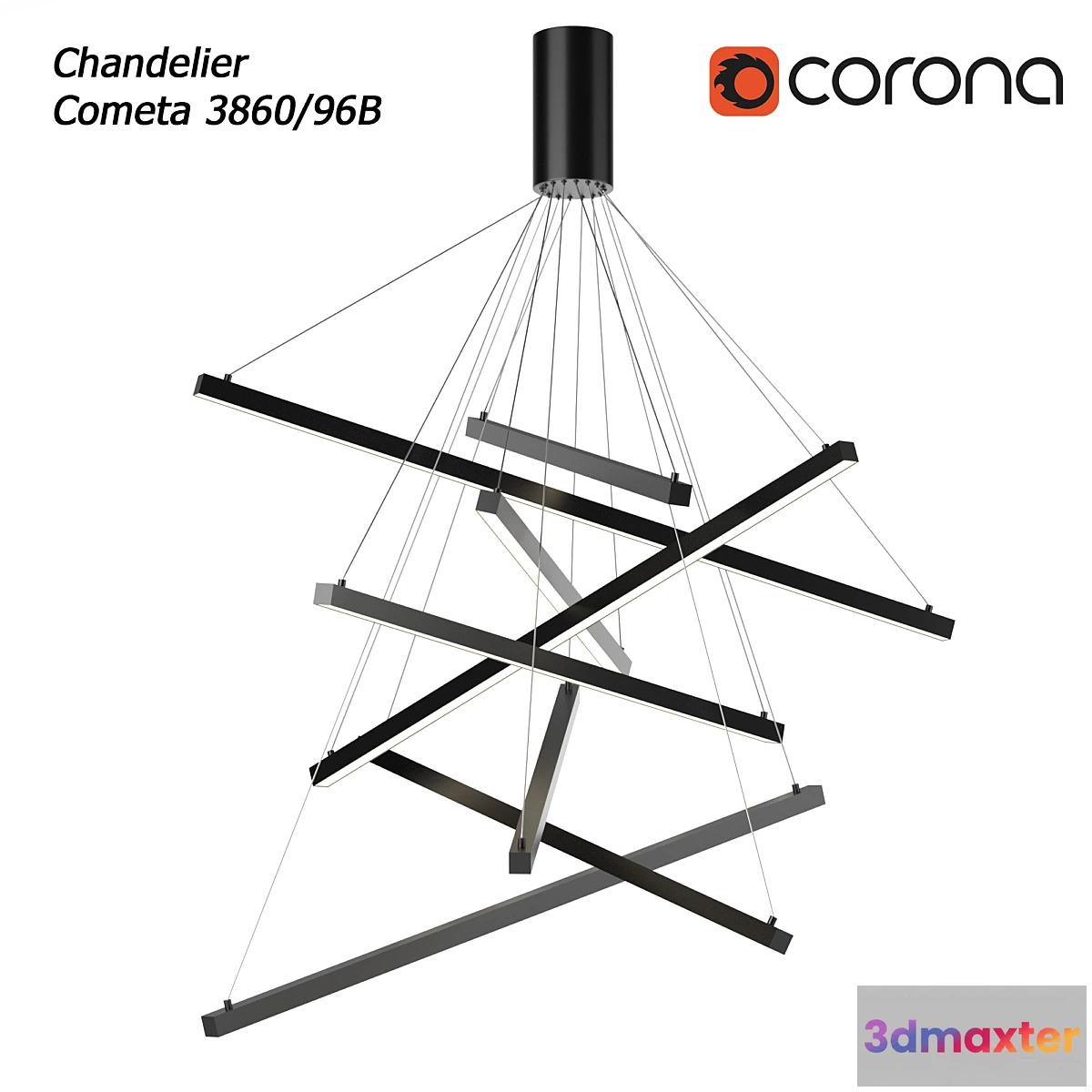 731772 - Chandelier odeon light cometa - No.2