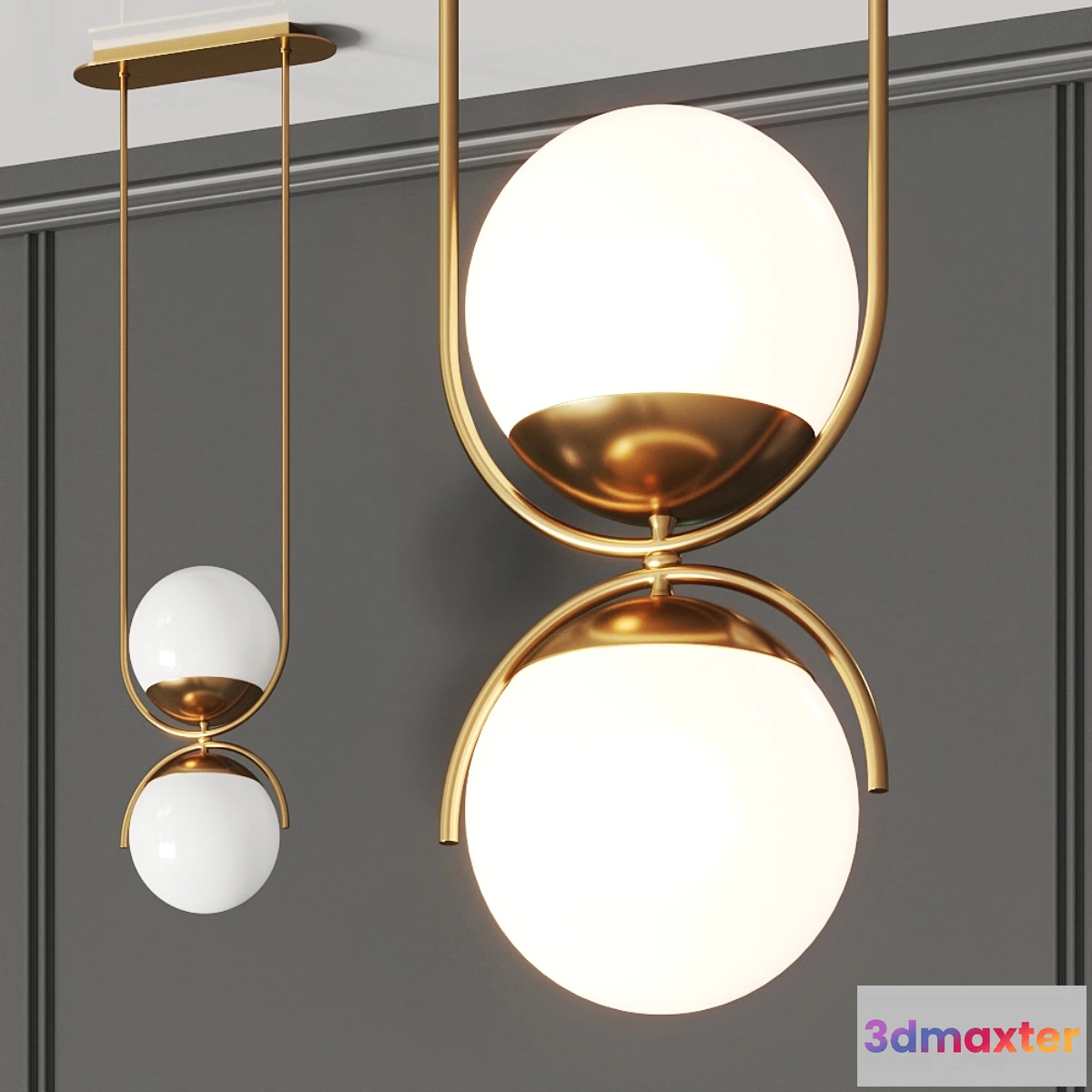 731778 - Crate and Barrel Rondure Globe Pendant Light - No.2