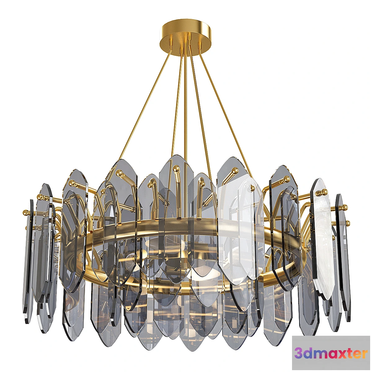 732281 - luxury & modern blurry crystal designer chandelier. code - No.2