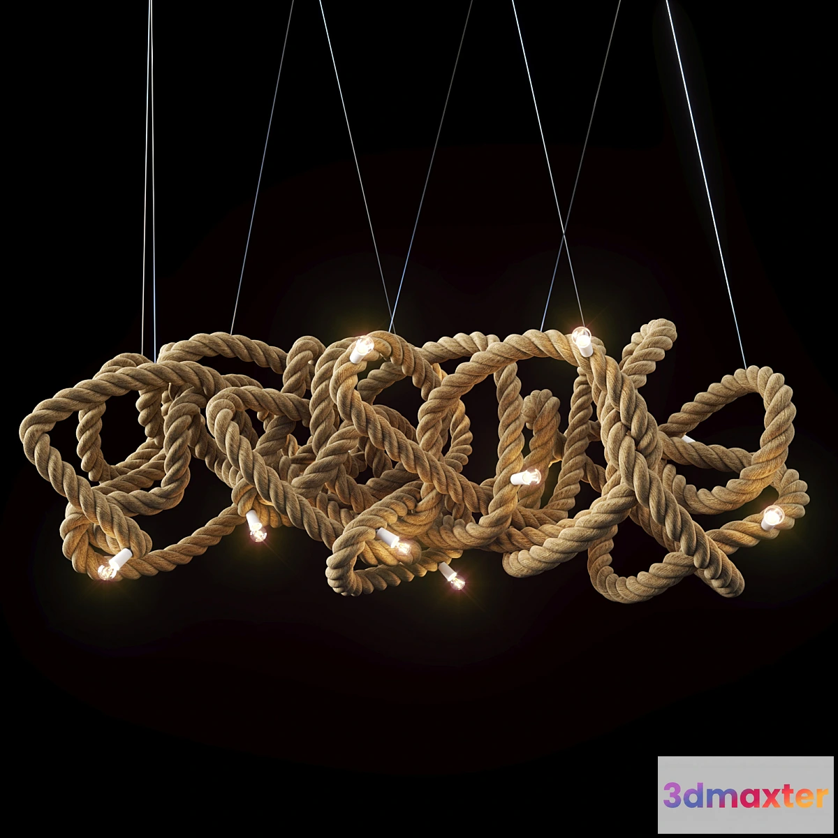 732509 - Rope chandelier - No.2