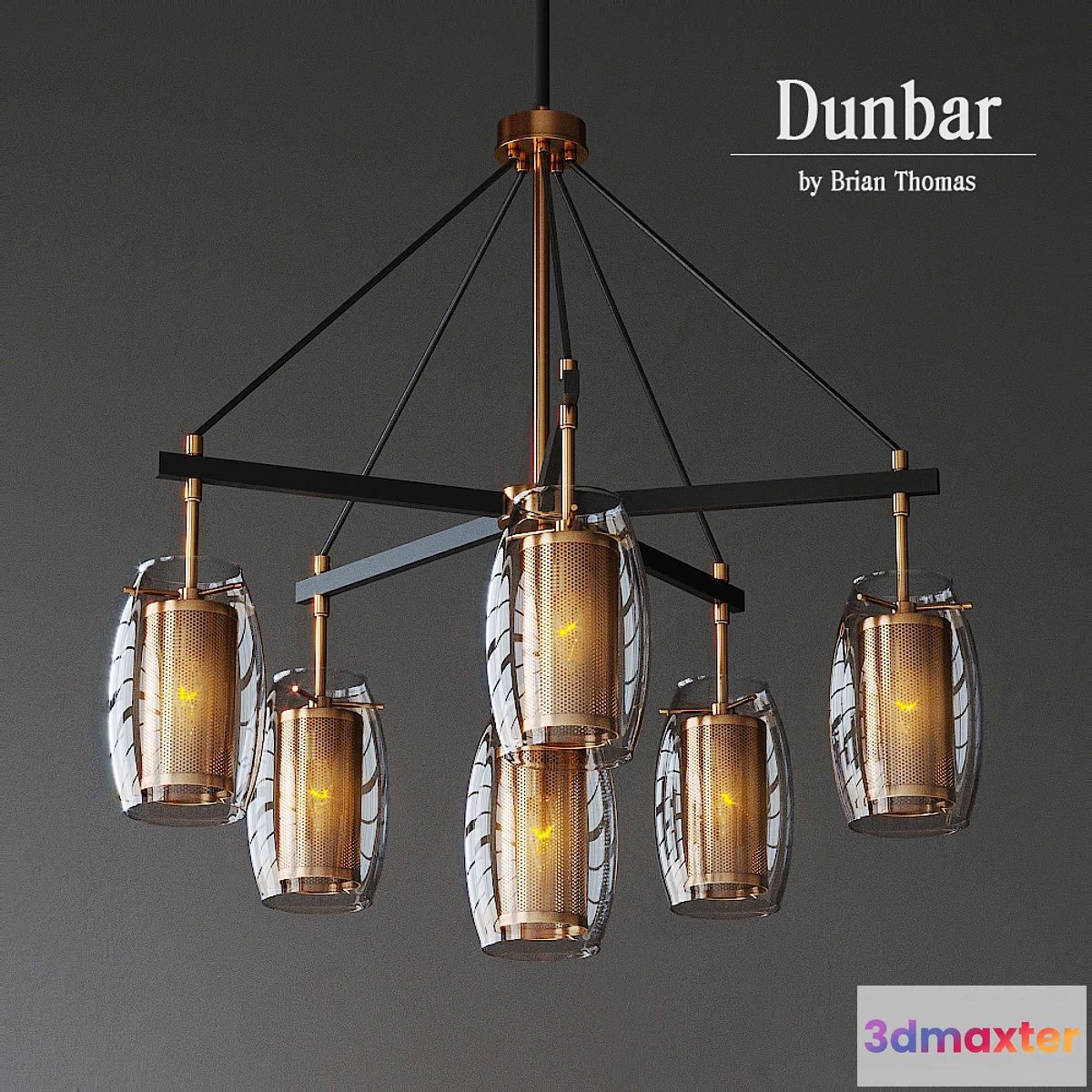 732545 - Dunbar 6 Light Chandelier  Savoy house - No.2