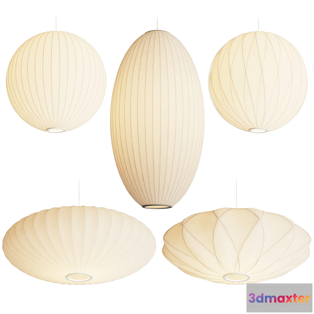 732873 - George Nelson Bubble Pendant Lamps - No.2