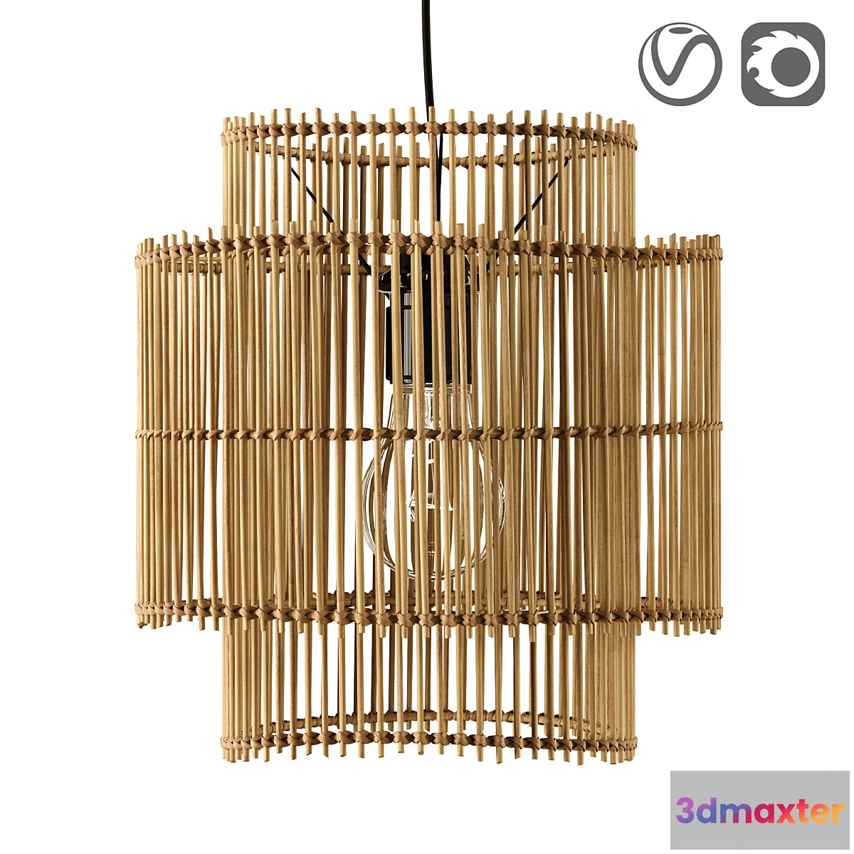741323 - Haya bamboo lampshade - No.2