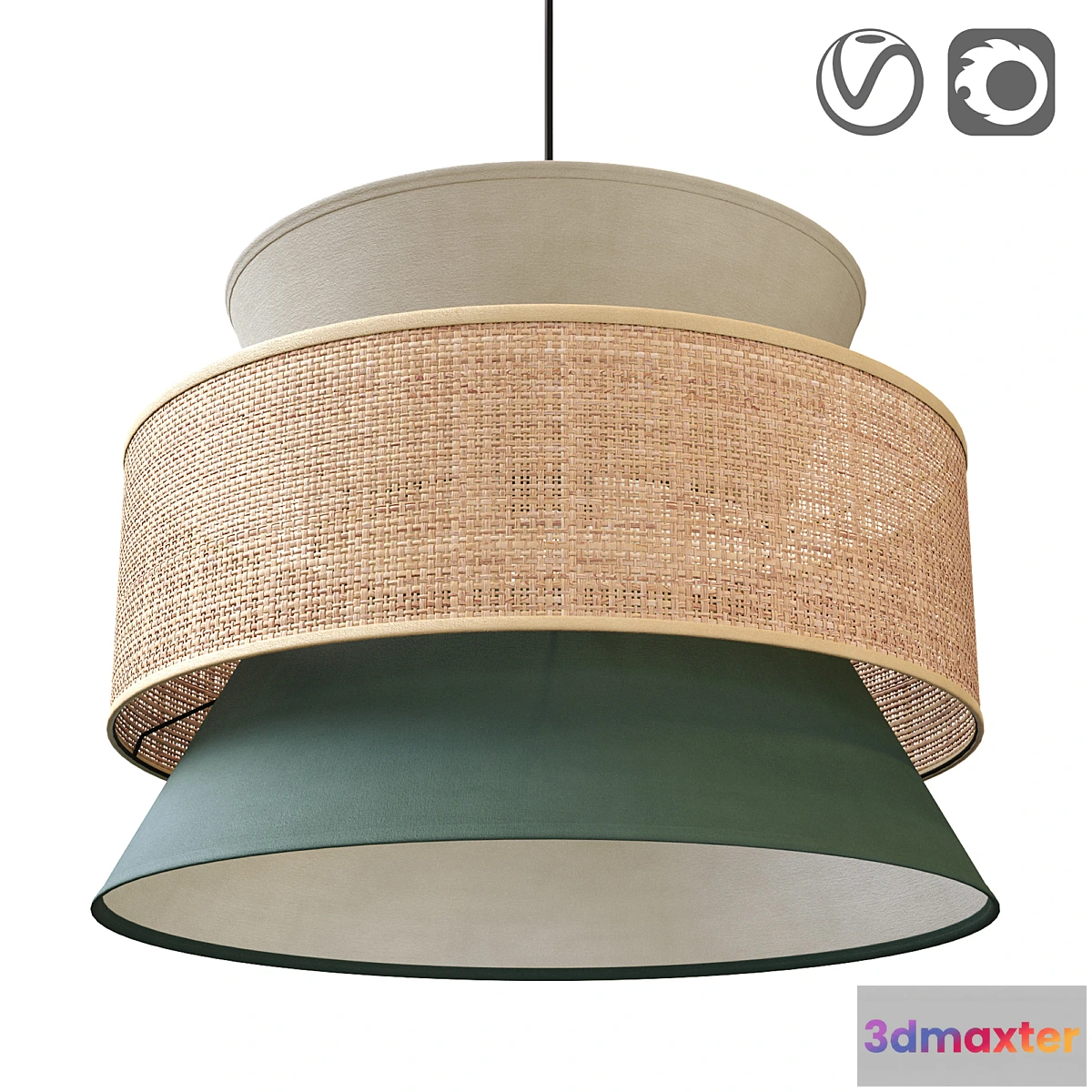 741501 - Raffia lampshade Dolkie - No.2