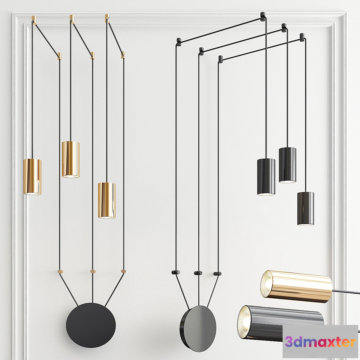 744145 - Spin Lampatron Chandelier - No.2