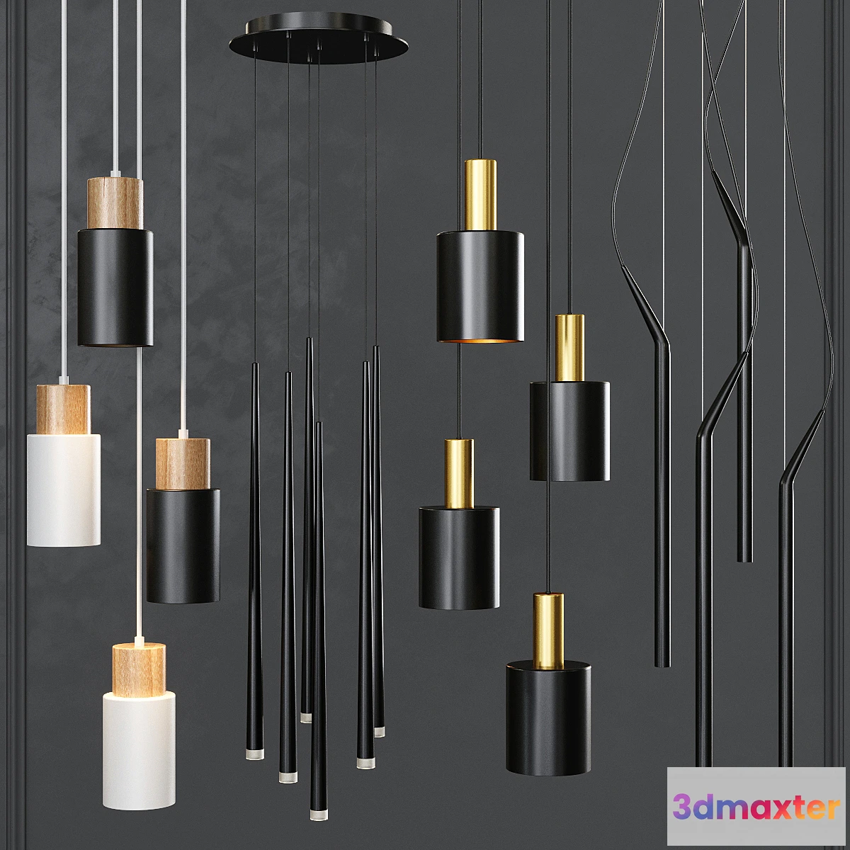 744393 - Pendant lights set 029 - No.2