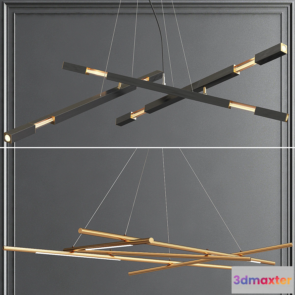 744707 - Collection of Minimalist Chandelier - No.2