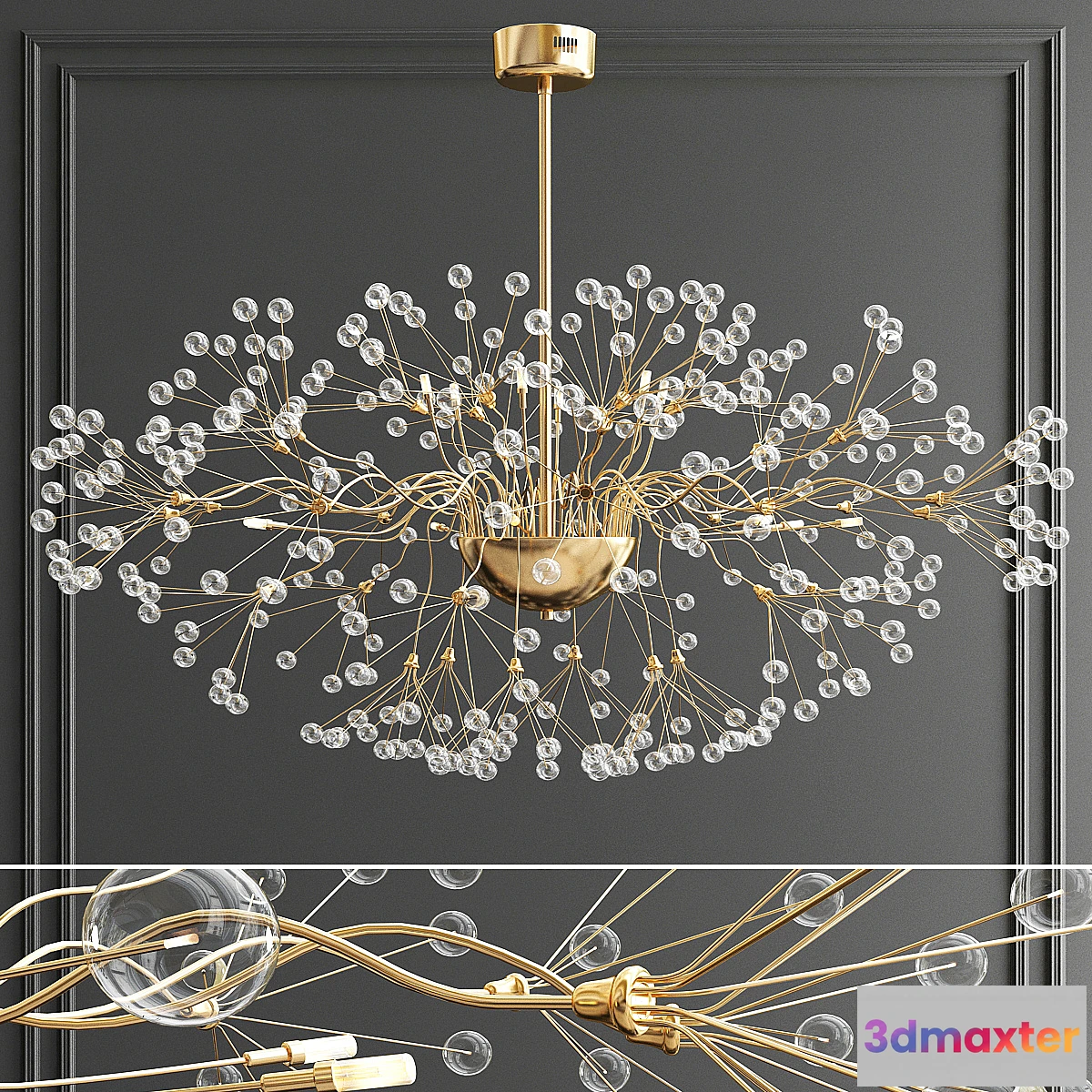 744831 - Branching bubble chandelier - No.3