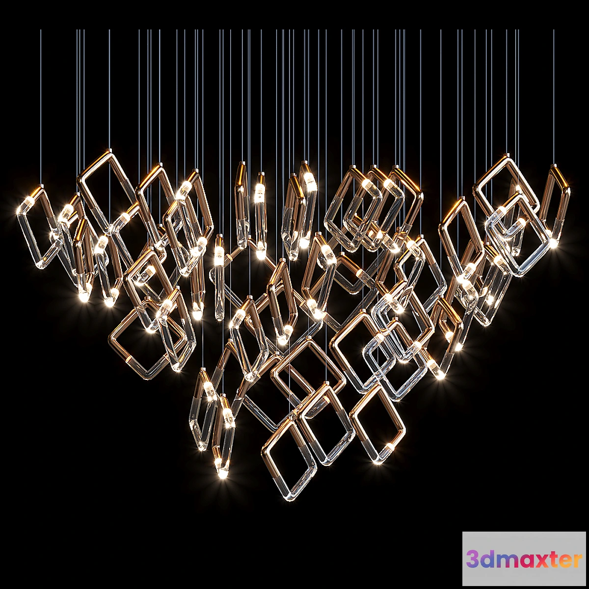 770507 - Pendant lamp Vargov Design - SQUARE