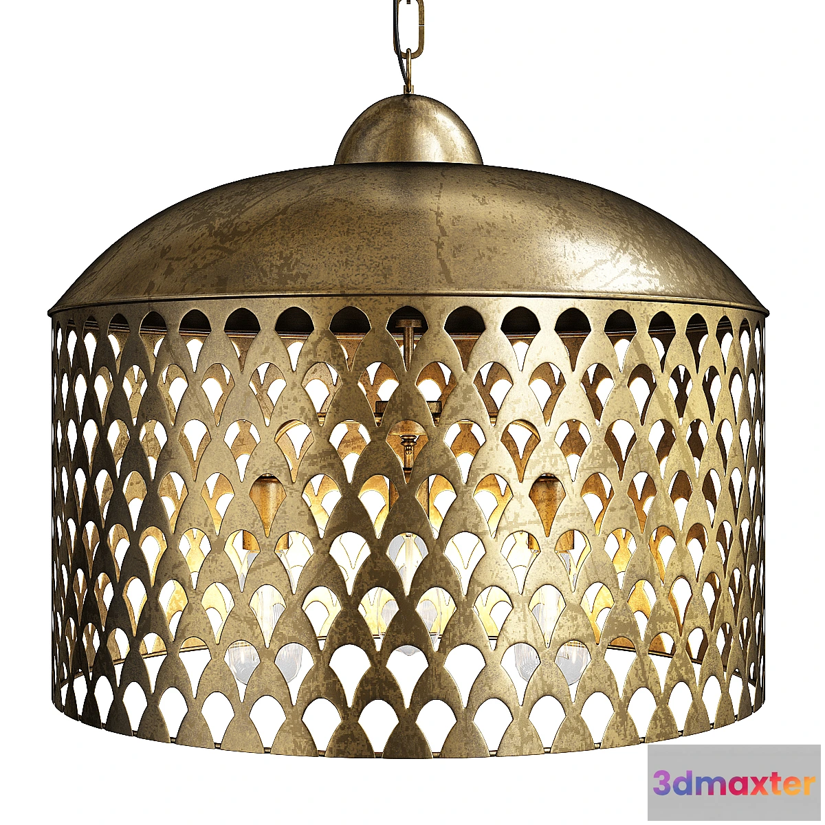 770661 - fan screen metal pendant - No.2