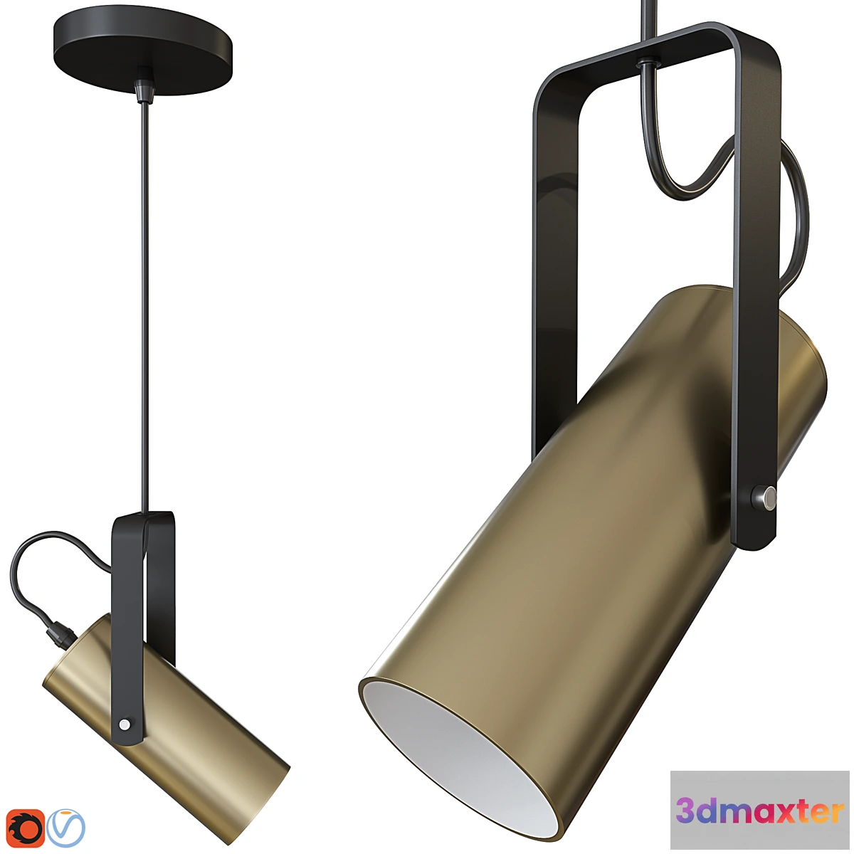 770751 - Pendant lamp Lumion Claire 3714_1 - No.2