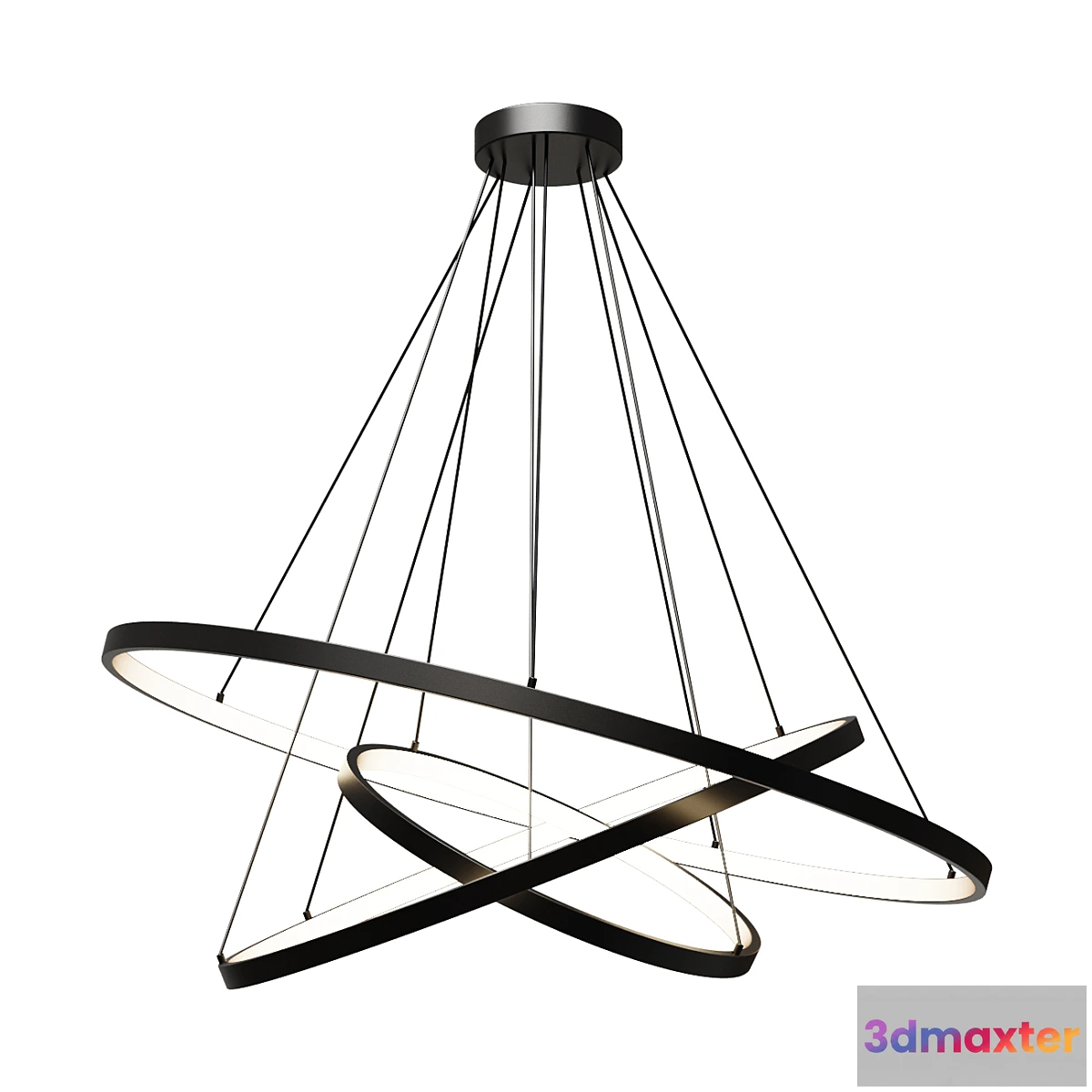 770869 - Chandelier rings BLUE TIME lamp - No.2