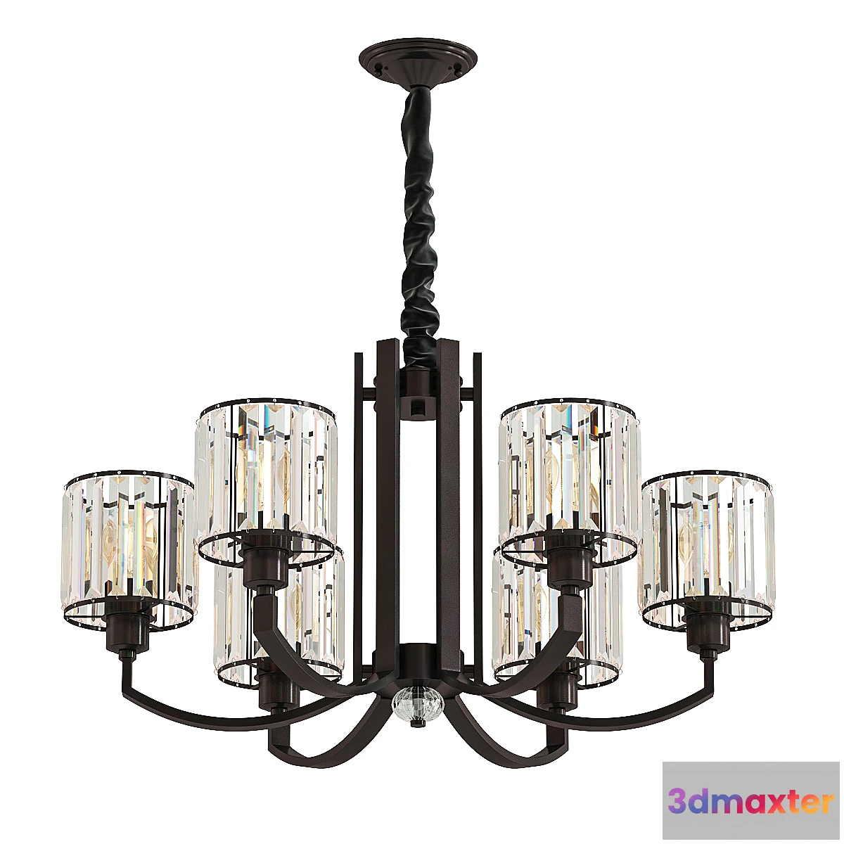771201 - Black Cylinder Pendant Lighting Fixture