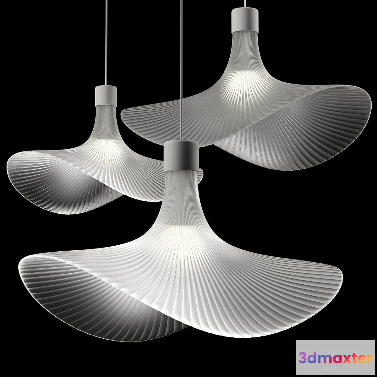 771343 - Hat Style Glass Pendant Light - No.2