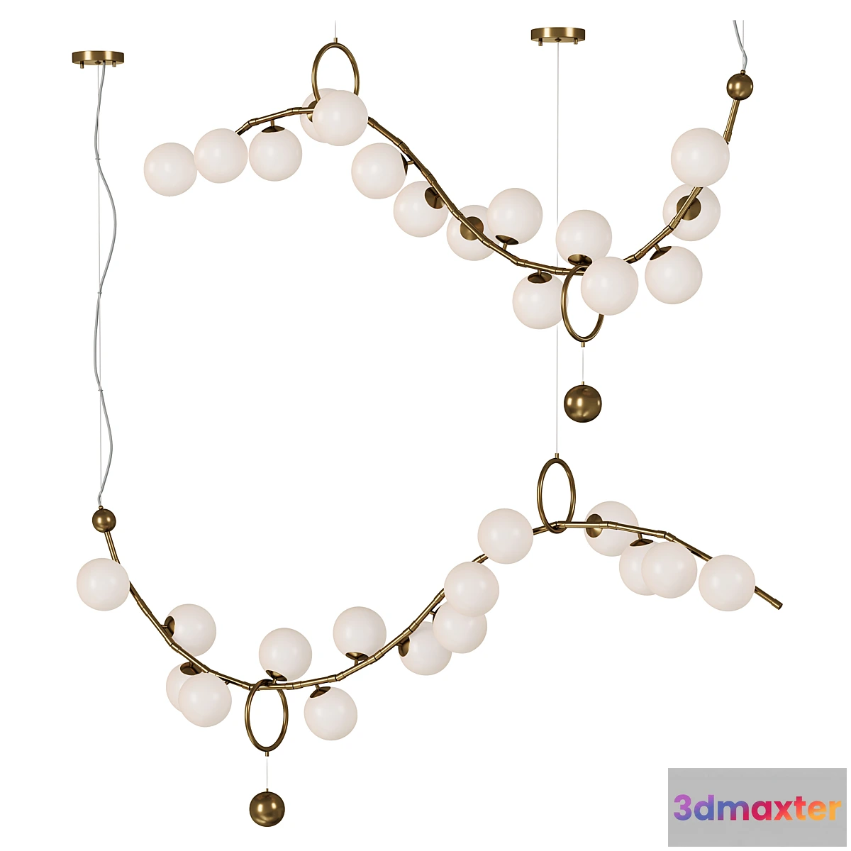 771487 - LED Linear Chandelier - No.2