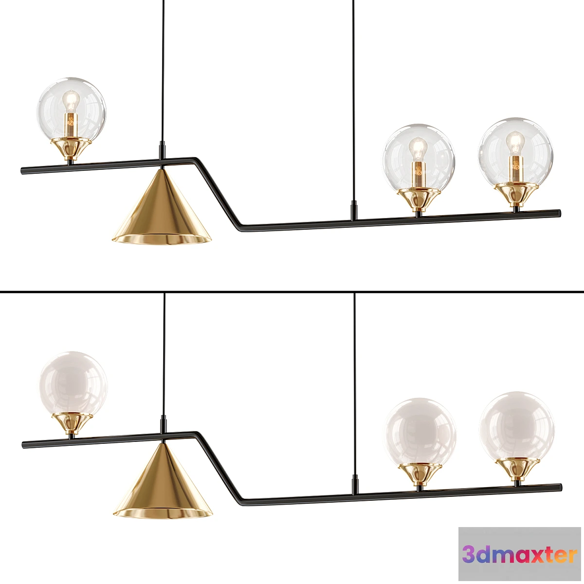 785266 - Nordic Style Black Chandelier - No.2