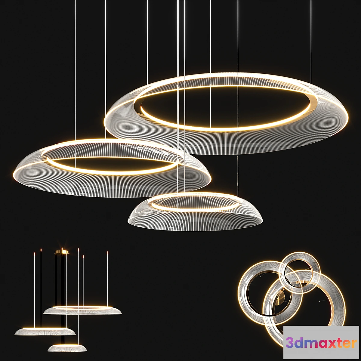 785428 - Graduated Circle Chandelier - No.2