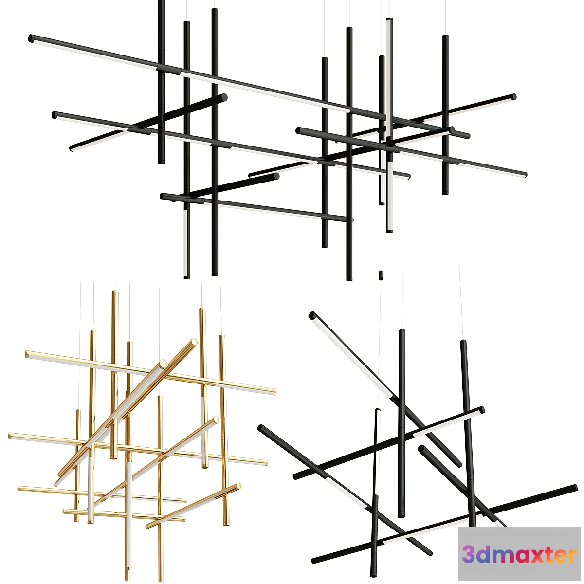 785552 - Labyrinth Intersections Chandelier - No.2