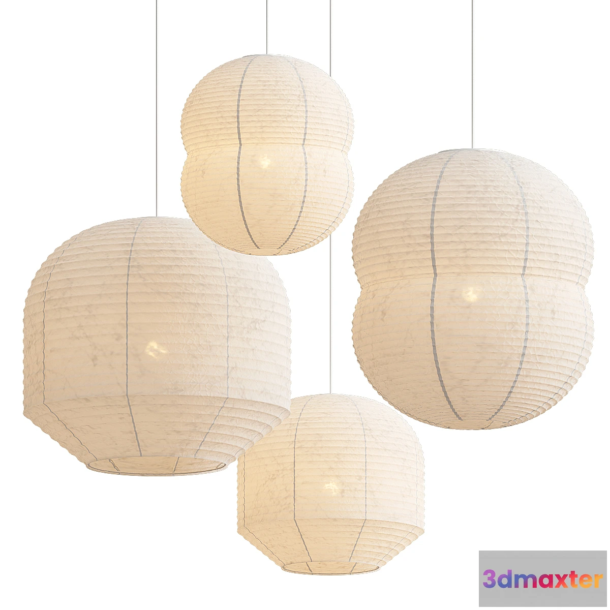 785642 - Hotaru Pendant Lanterns - No.3