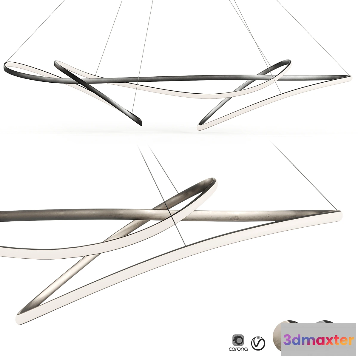 785790 - Heals Ribbon LED Pendant Lamp XL - No.3