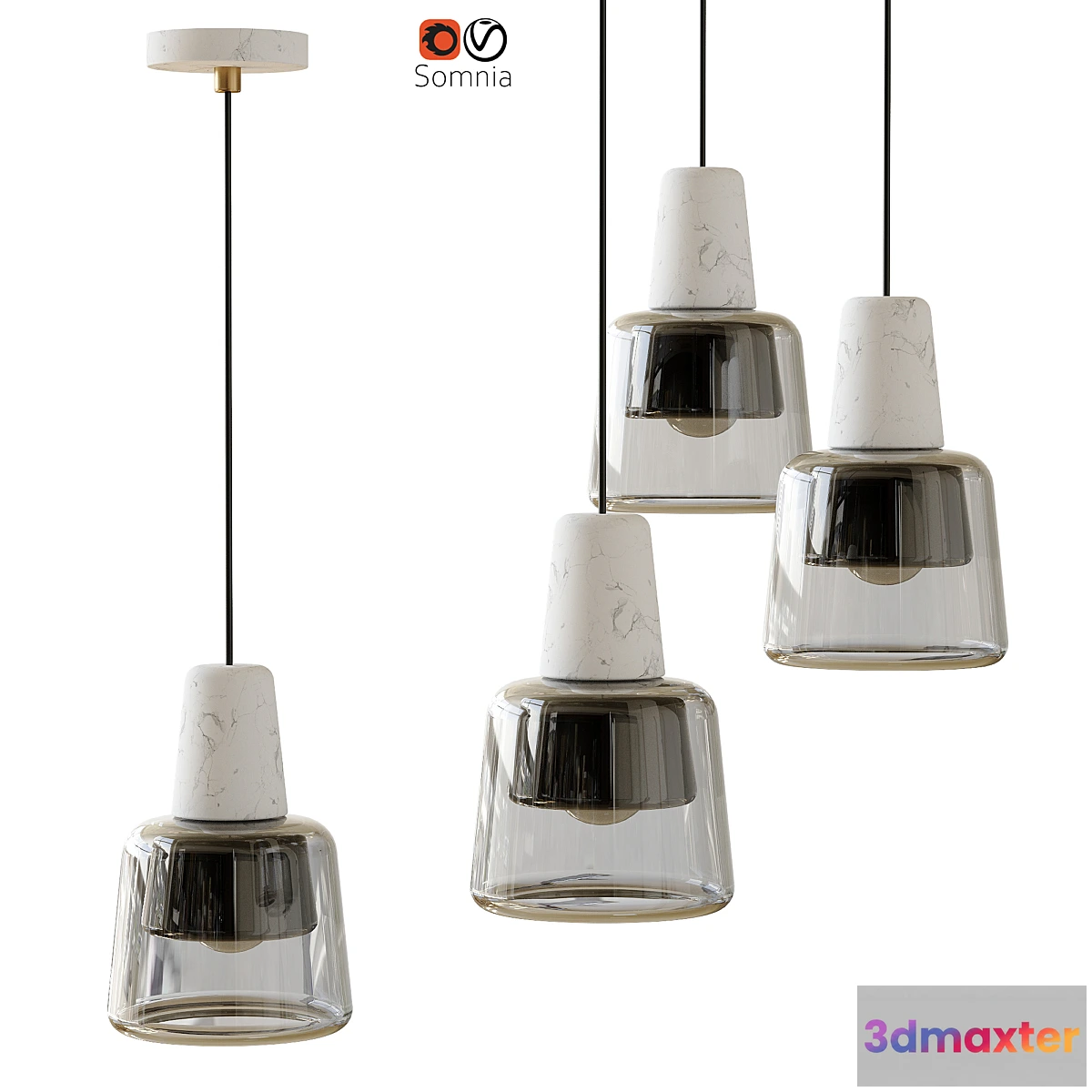 785858 - Pendant Lamp Corner Design Somnia - No.2