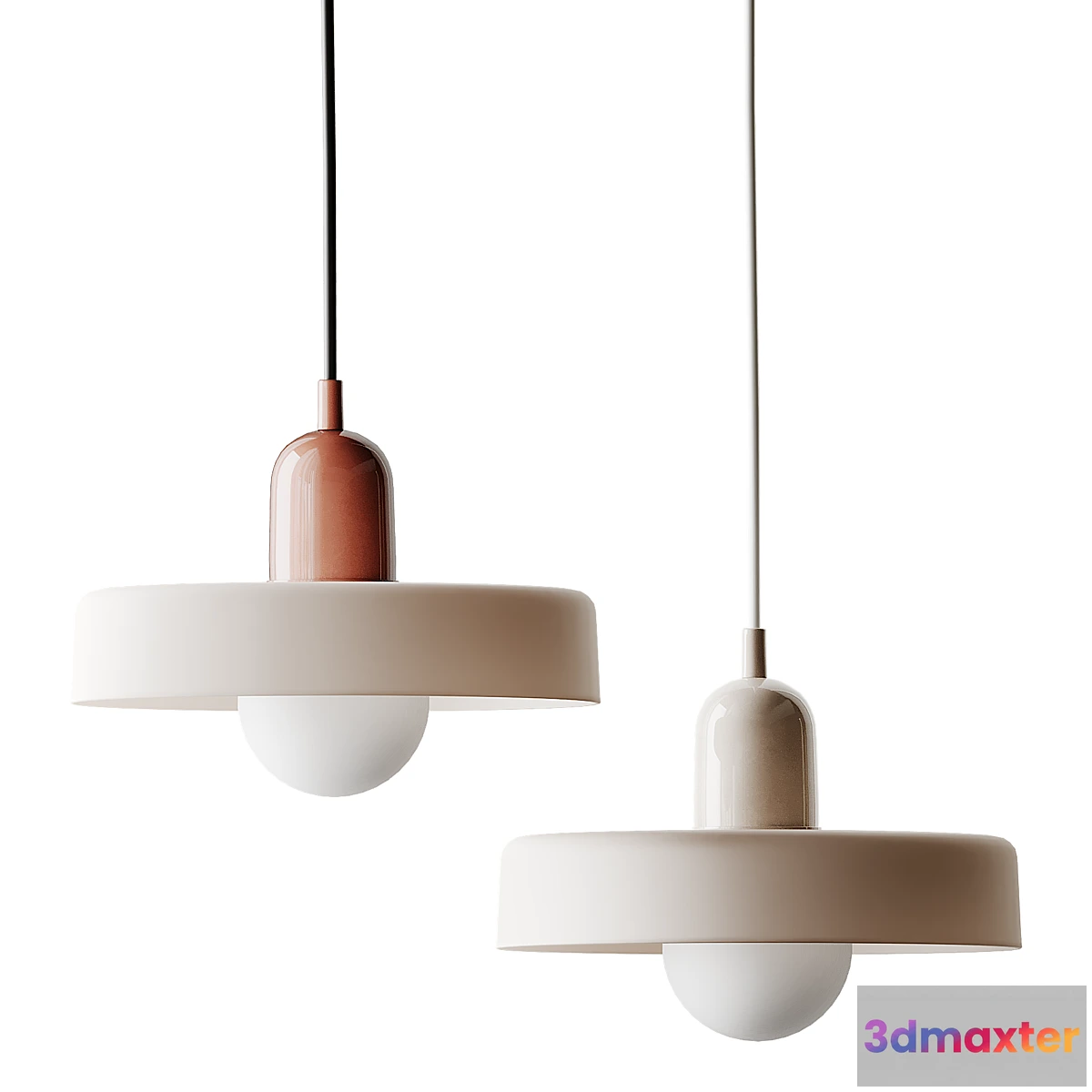 785904 - Ceramic Disc Orb Pendant By In Common With - No.3