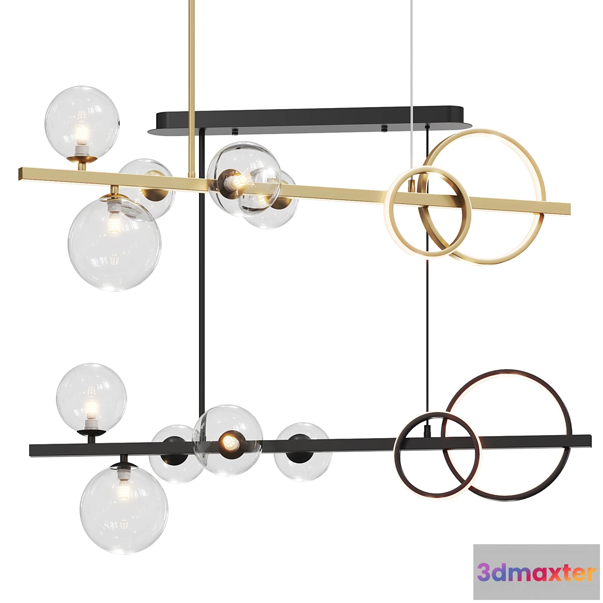 788064 - Artpad - Linear Bubble Pendant - No.2