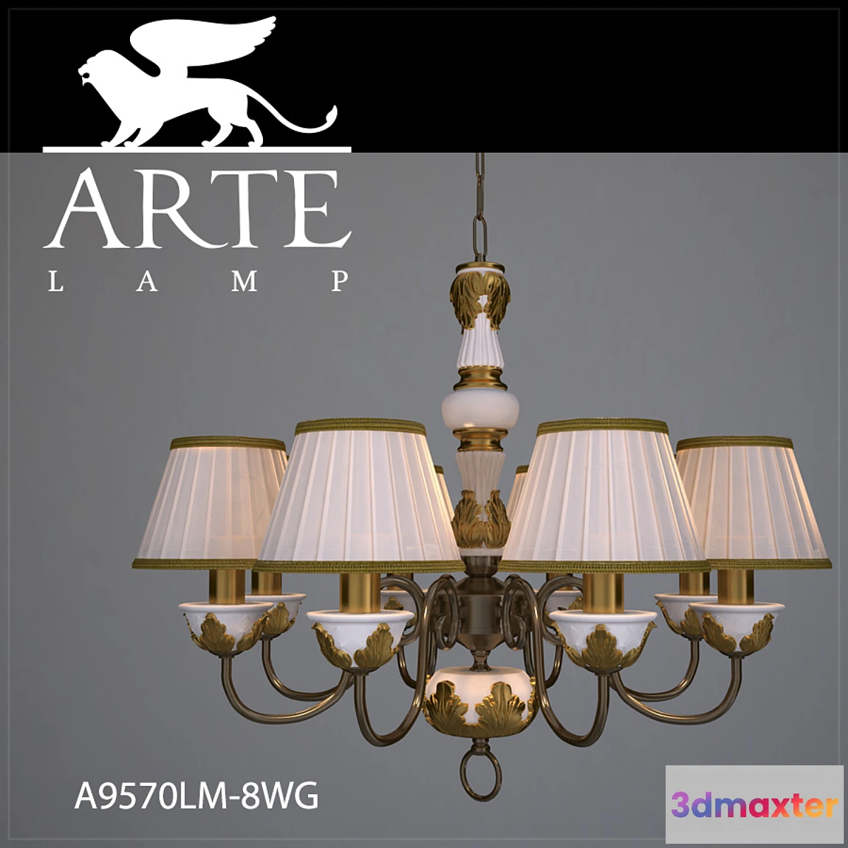 800394 - Chandelier ArteLamp A9570LM-8WG