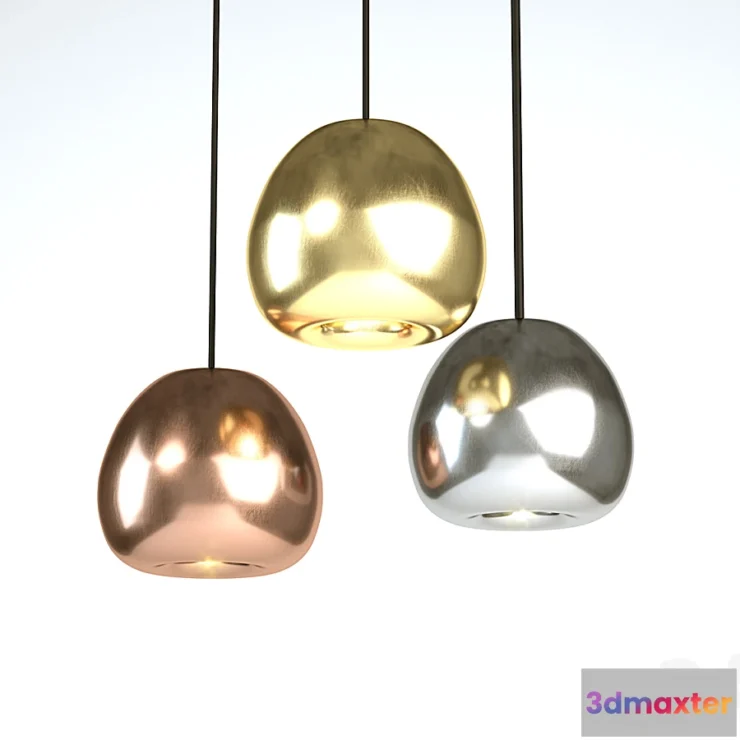 800446 - Tom Dixon Void Mini Copper Pendant