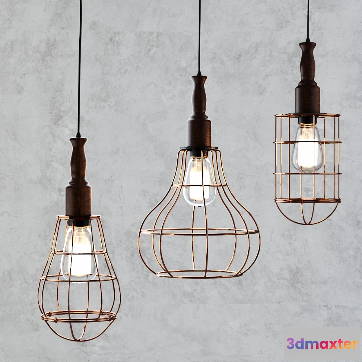 800478 - Wire_lamps_pendels
