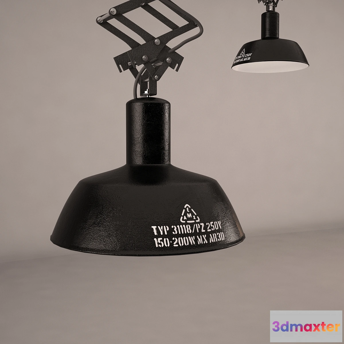 800508 - Vintage Industrial Lamp