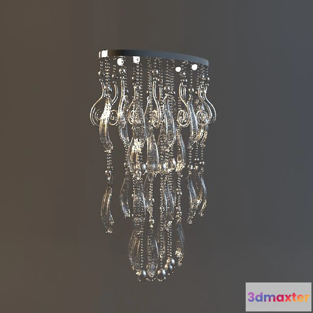 800628 - chandelier with leaves