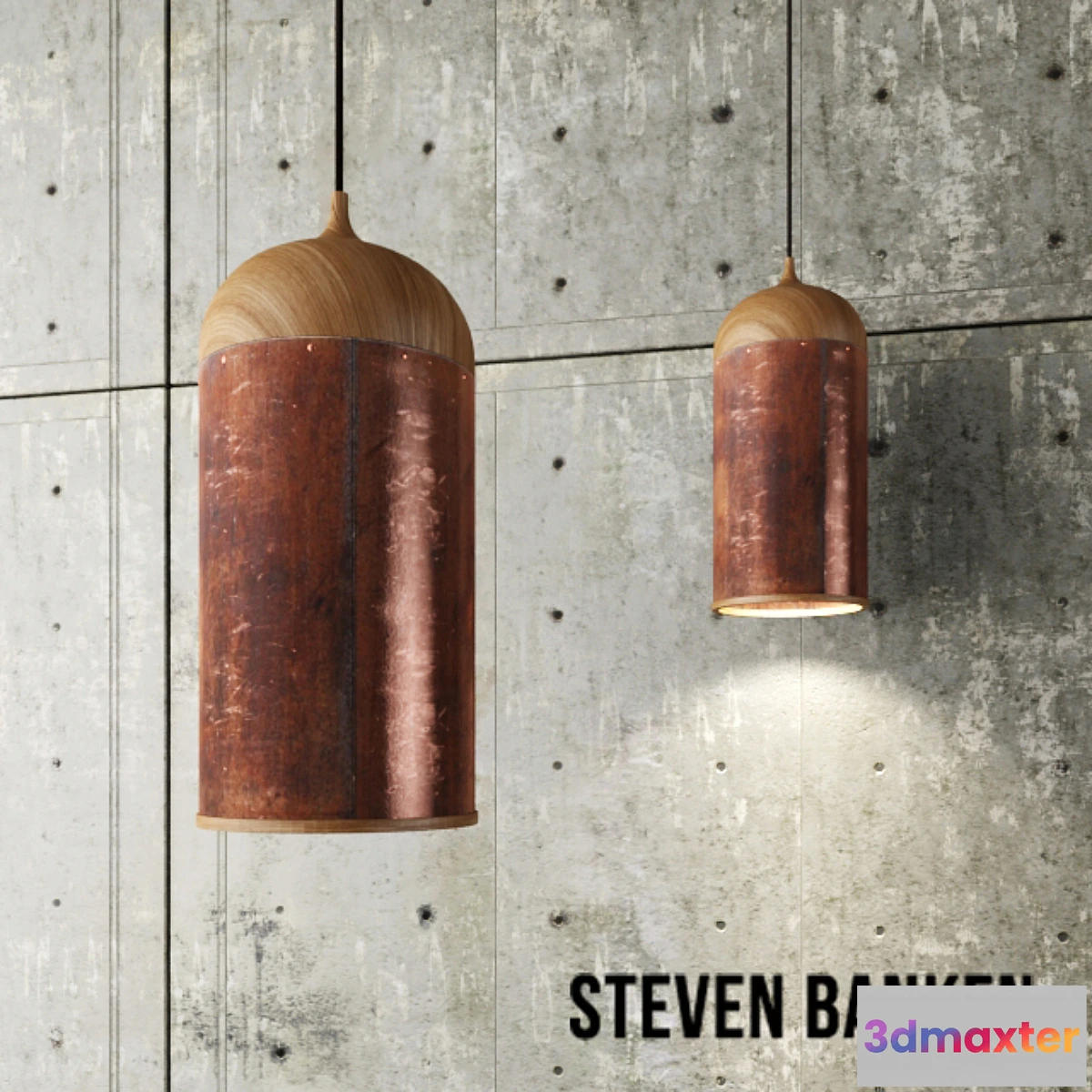 801344 - Copper Lamp by Steven Banken