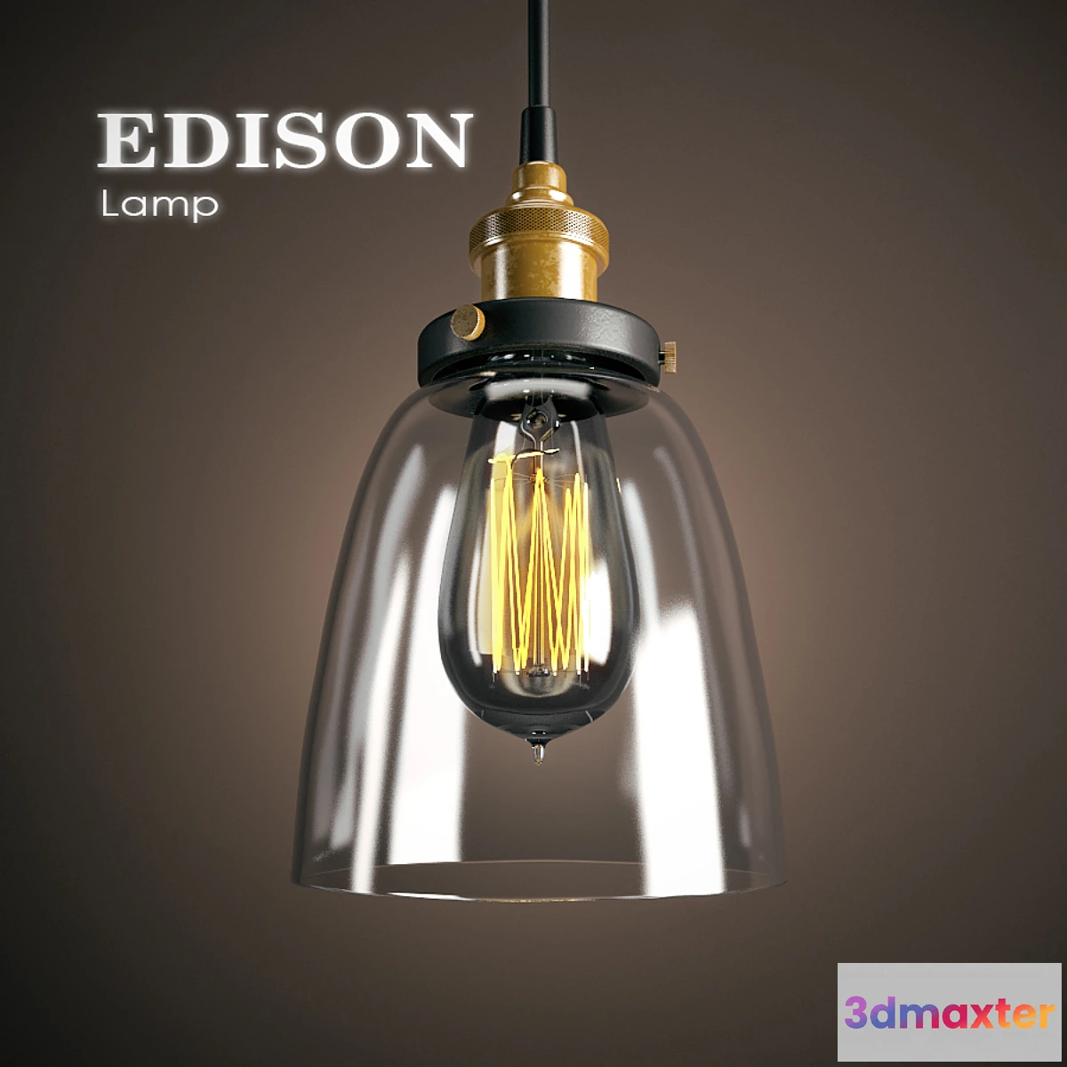 801398 - American country industrial Edison Lamp