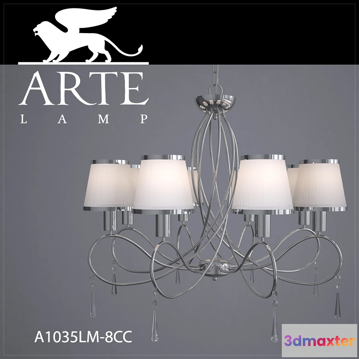 808752 - Chandelier ARTE LAMP A1035LM-8SS