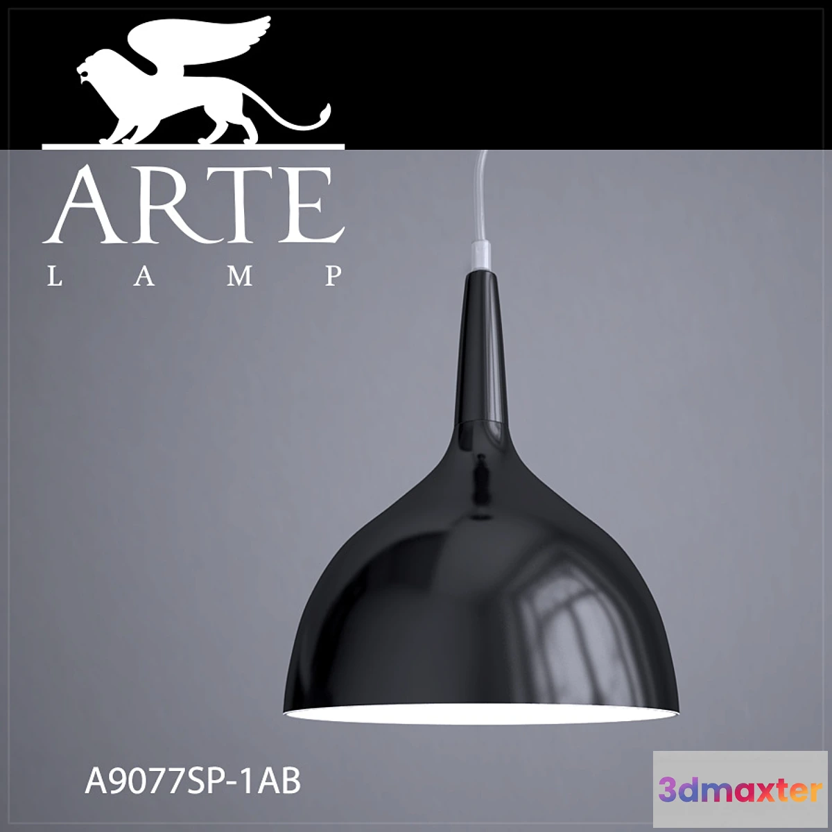 808754 - Hanging lamp ARTE LAMP A9077SP-1BK