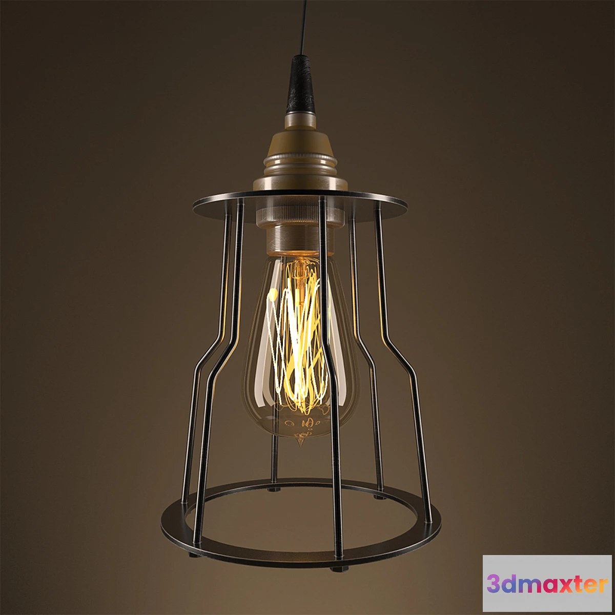 808762 - Vintage Loft Lamp