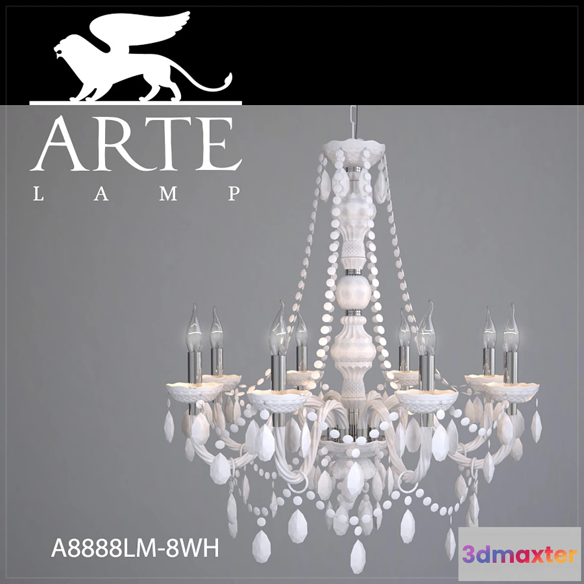 808772 - Chandelier ARTE LAMP A8888LM-8WH
