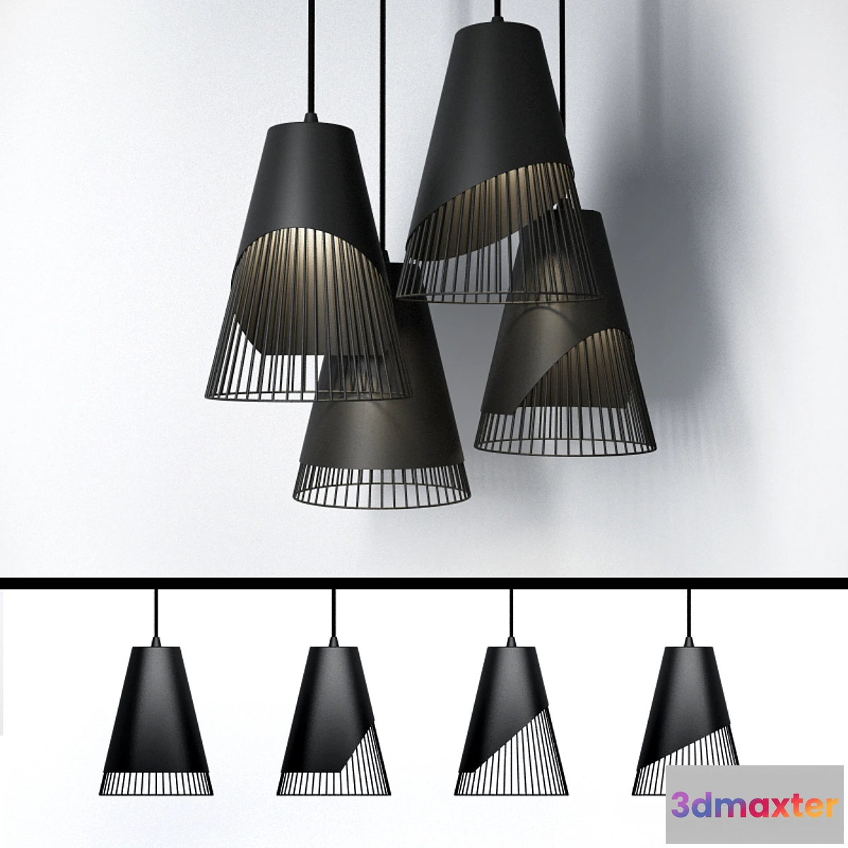 809008 - CASTOR Conic Pendtant Lamp