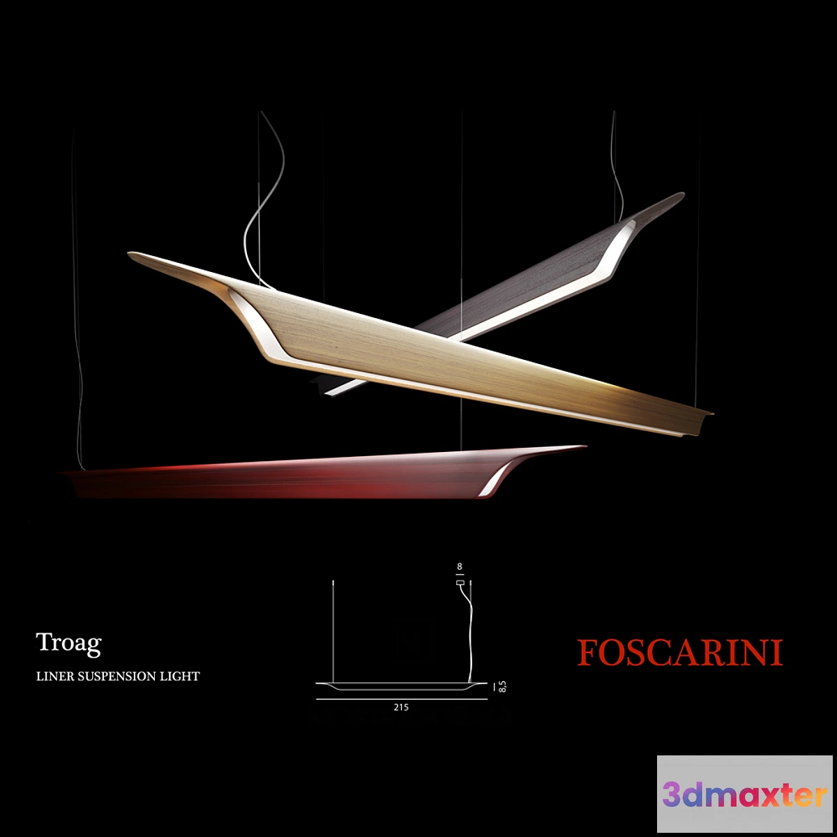 810648 - Suspension lamp Foscarini troag