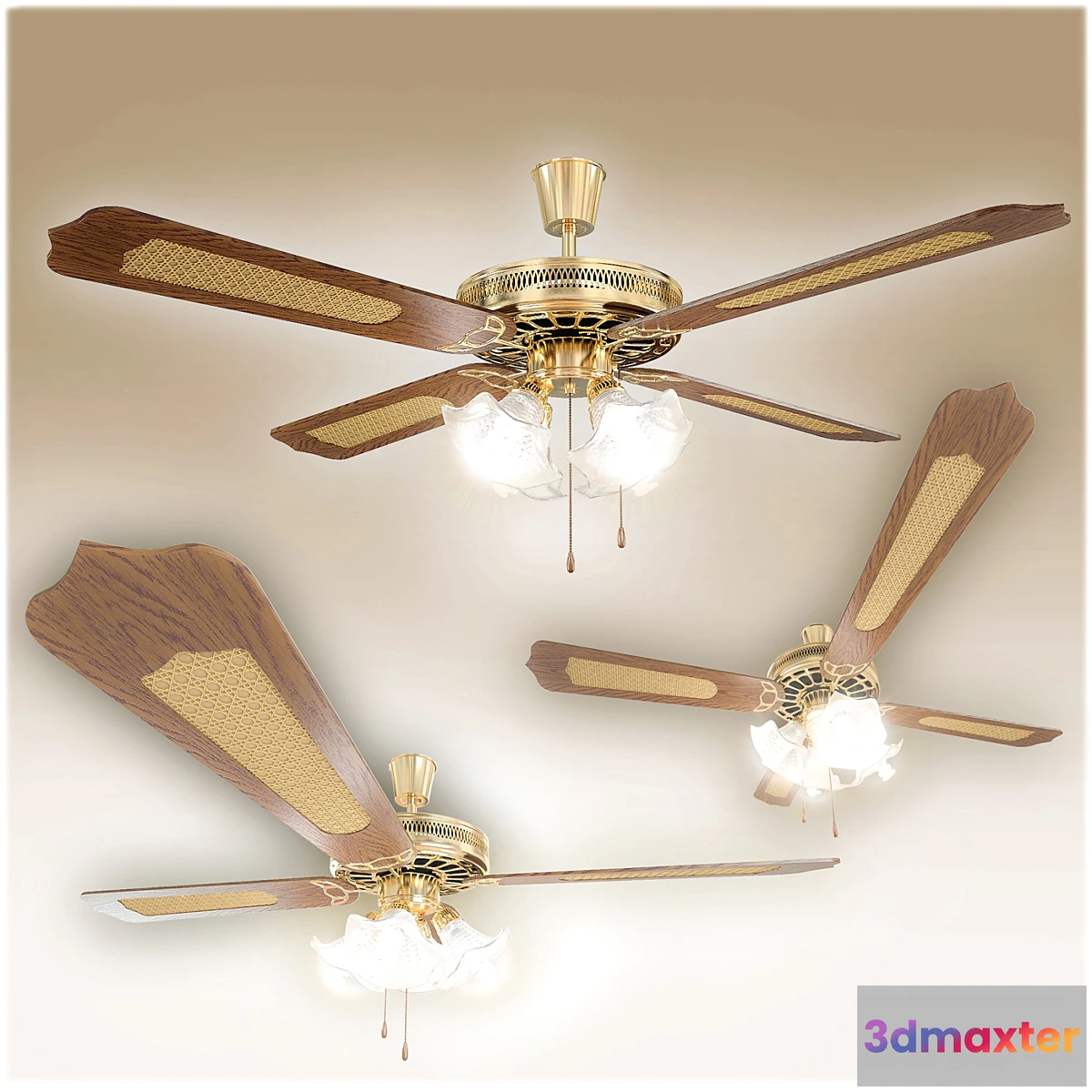 812816 - fan Chandelier - No.4