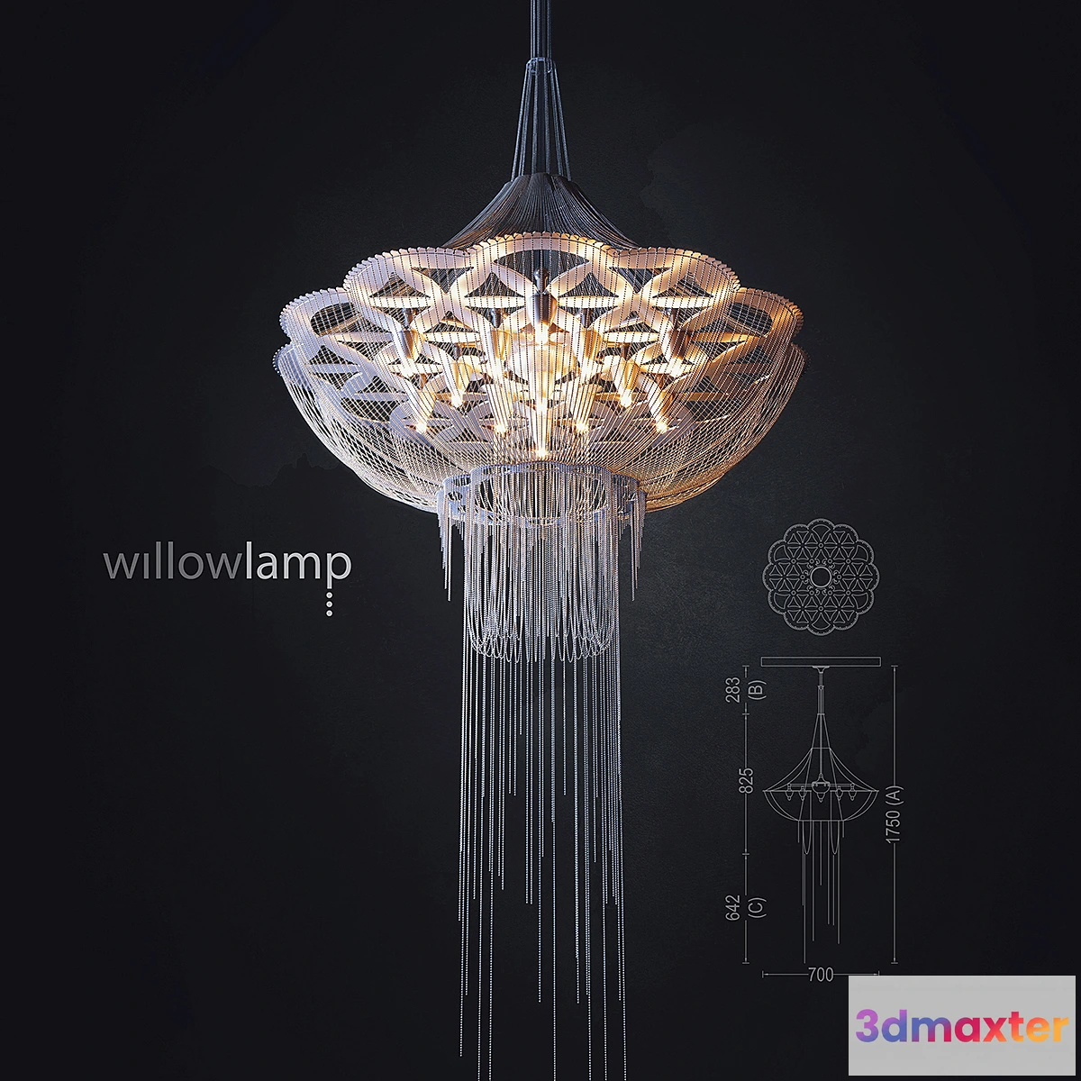 820022 - WILLOWLAMP - FLOWER OF LIFE - No.3