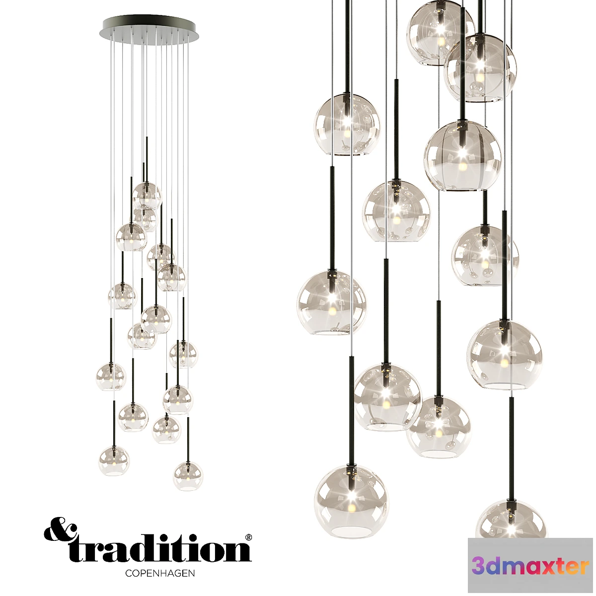 820024 - &Tradition Ice Chandelier - No.3