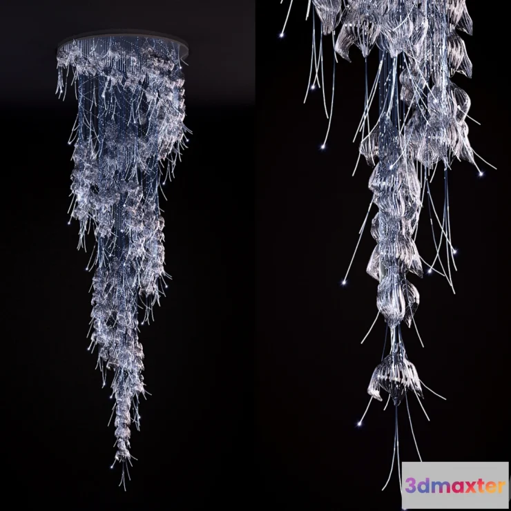 820040 - Fiber chandelier