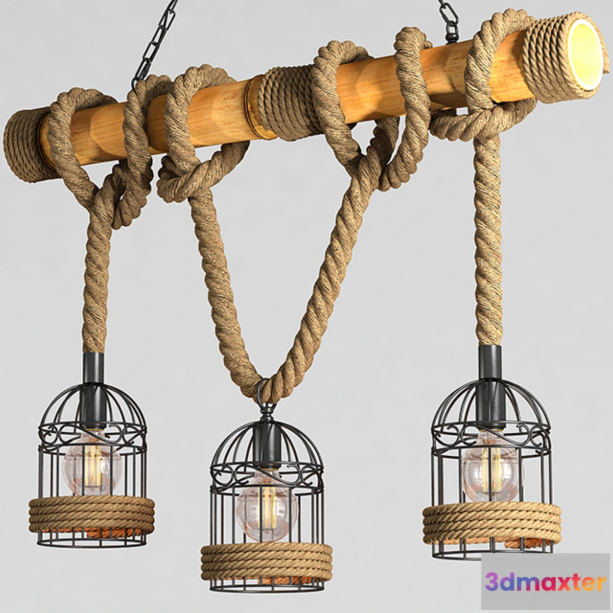 821306 - Chandelier Loft Rope Chandelier - No.4