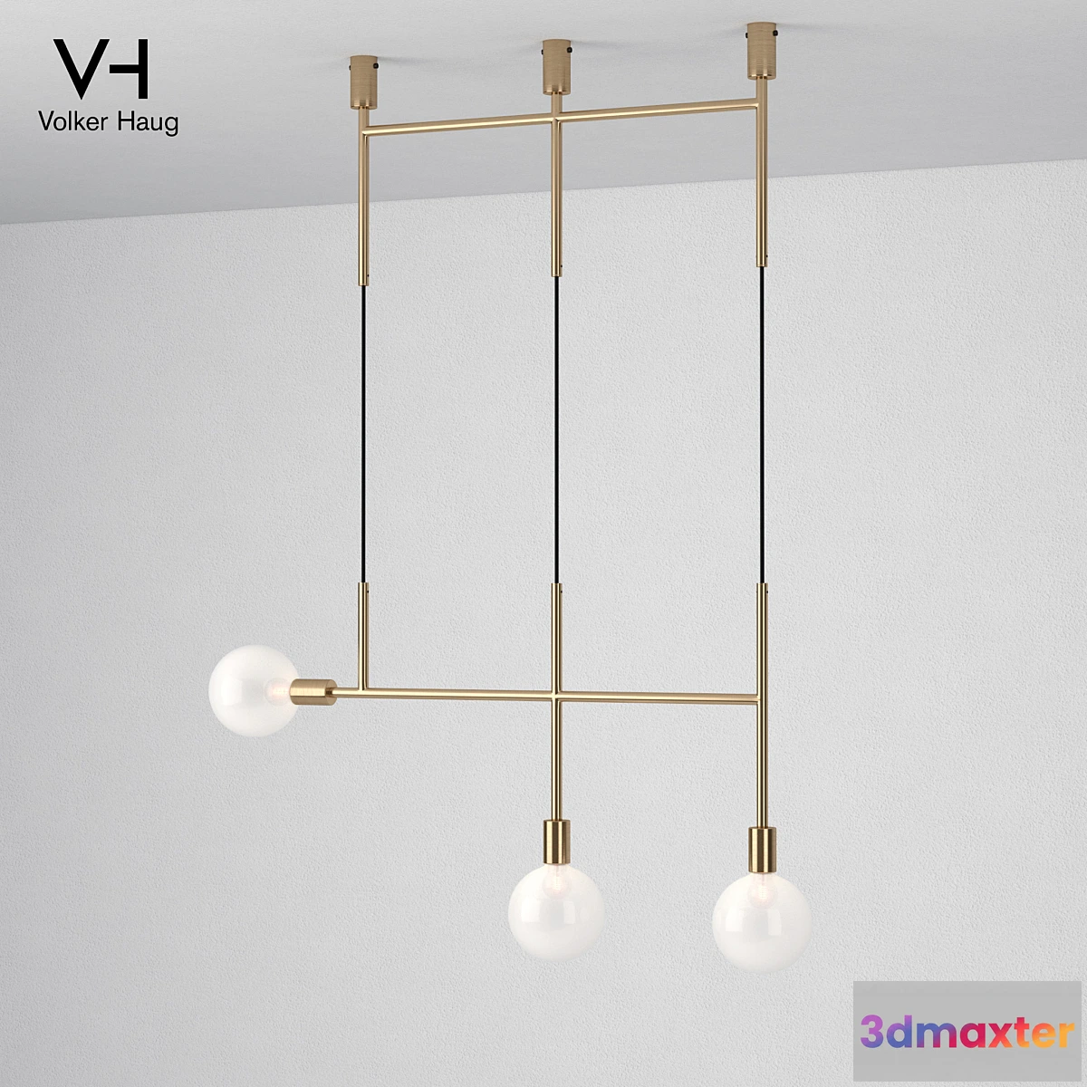 821394 - VolkerHaug Triple Kick Pendant Light - No.2