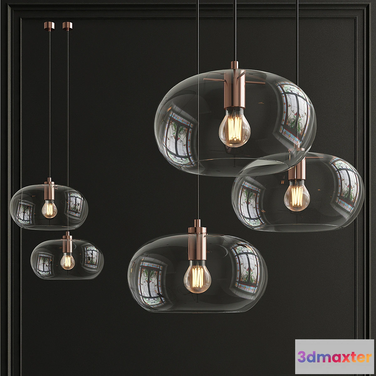 821434 - Frandsen Kobe Glass pendan